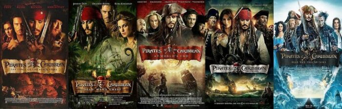 Pirates Of The Caribbean 1-5 ไพเรทส์ออฟเดอะแคริบเบียน ครบทุกภาค